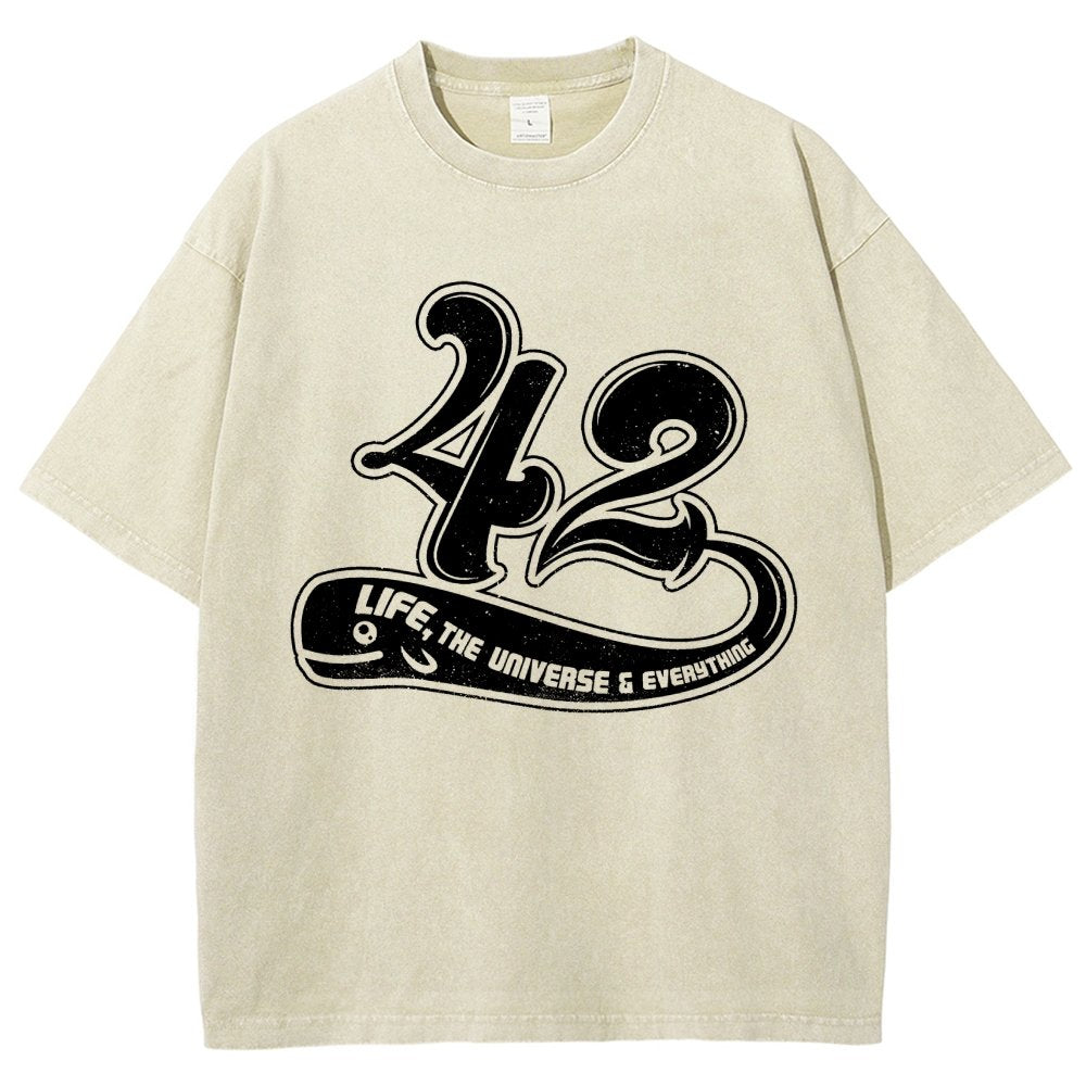 42 Life Vintage Distressed T-shirt