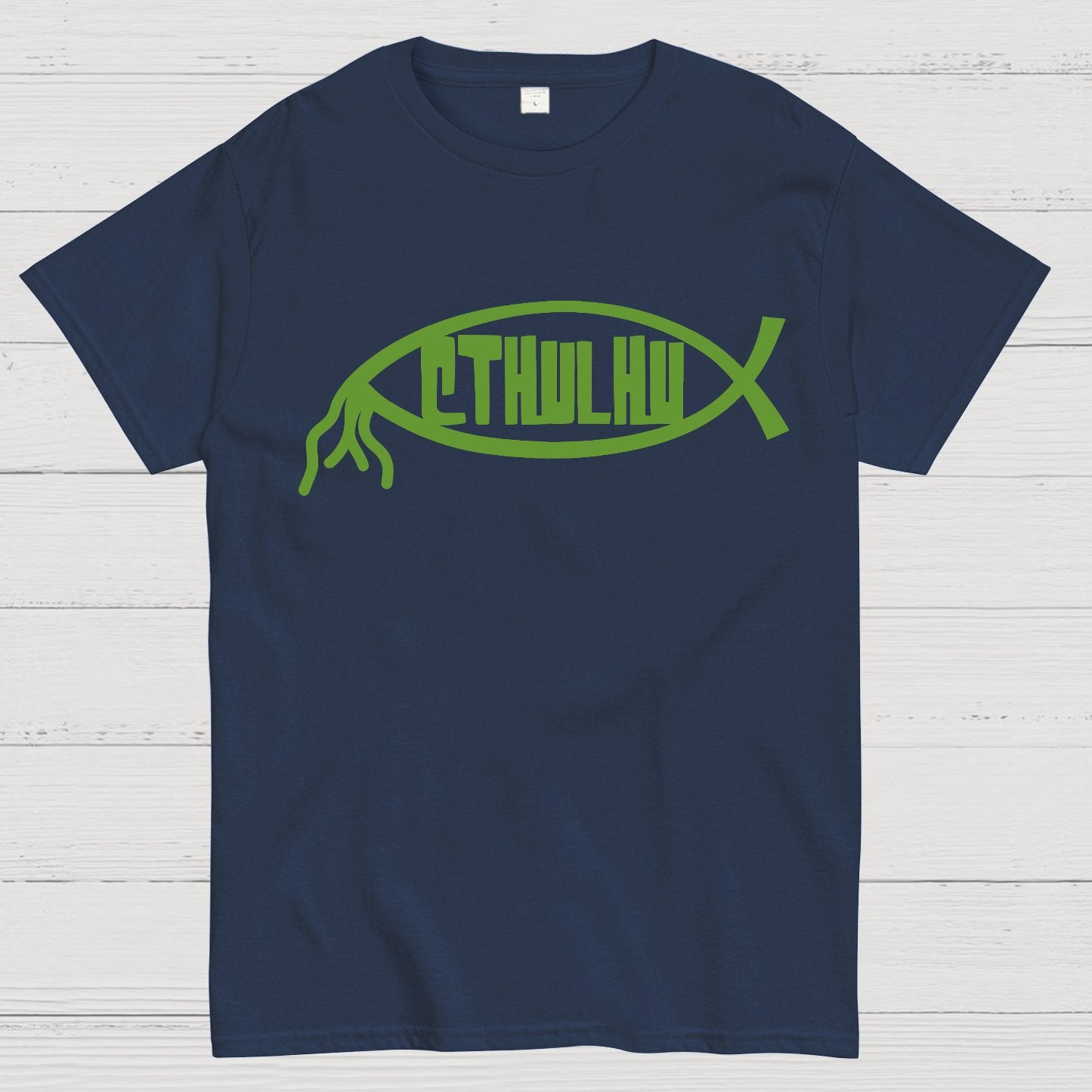 Cthulhu Fish Geek T-Shirt