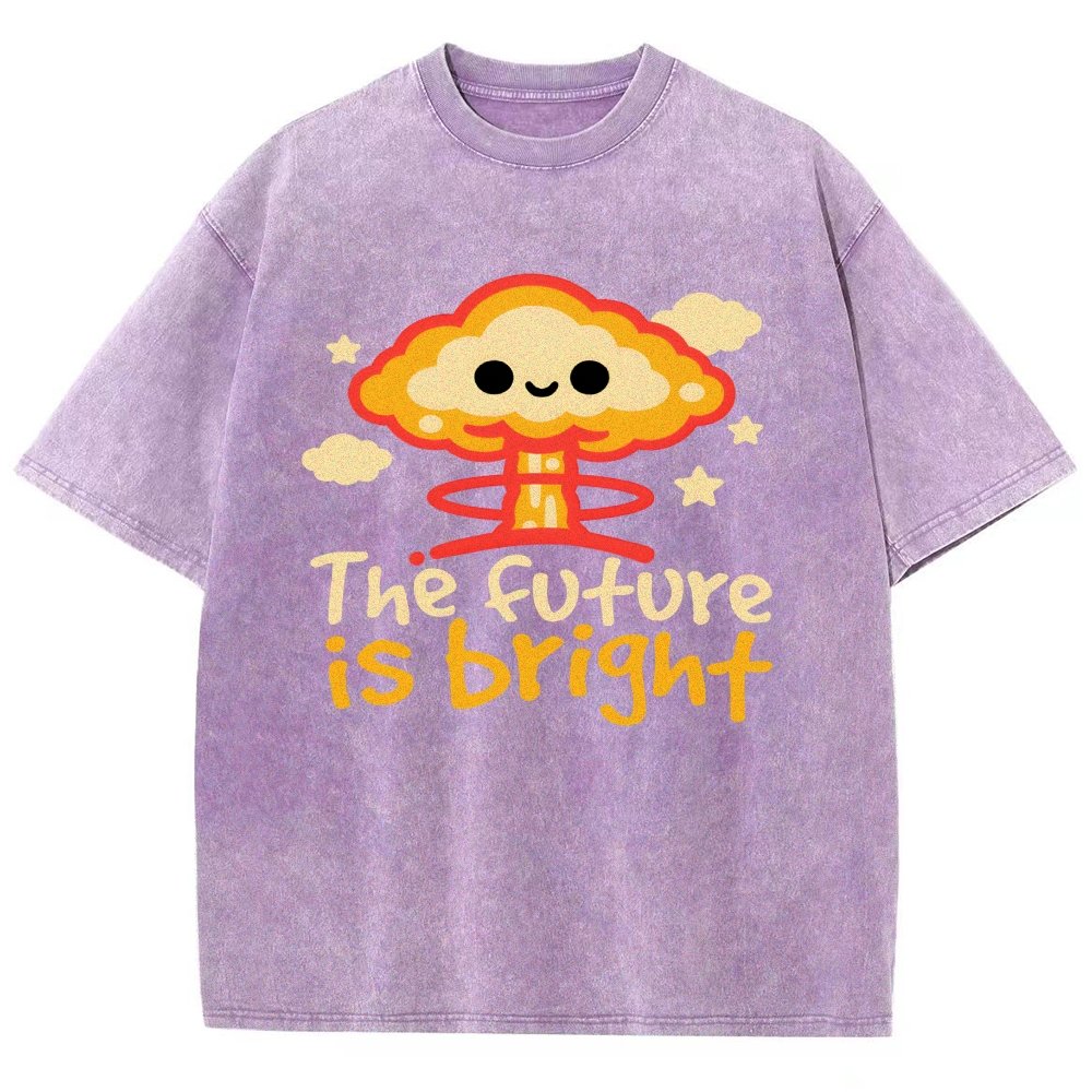 The Future Is Bright Vintage Distressed T-shirt