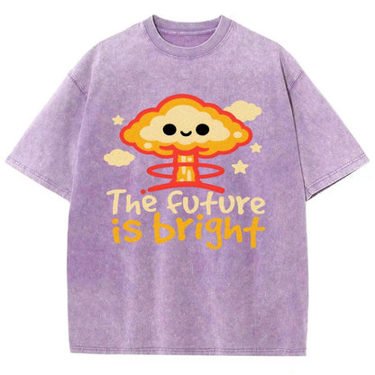 The Future Is Bright Vintage Distressed T-shirt
