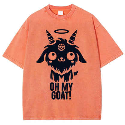 Oh my goat Vintage Distressed T-shirt