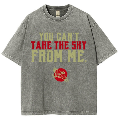Serenity Front Vintage Distressed T-shirt