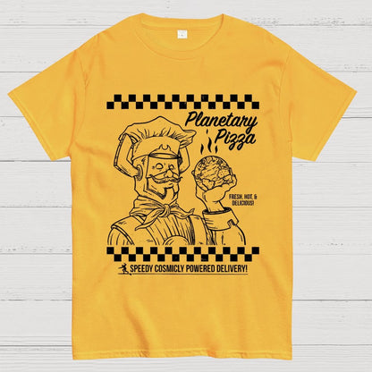 Planetary Pizza Unisex Geek T-Shirt