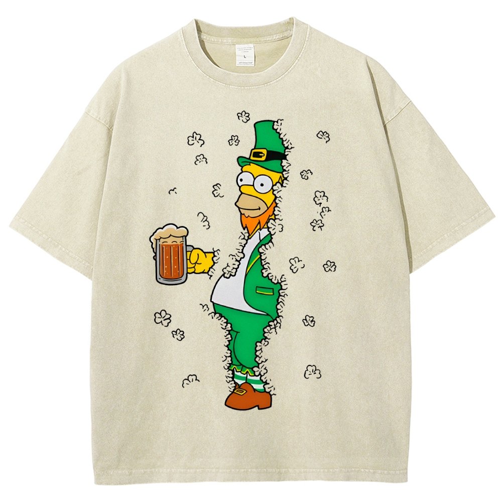 Into the Clovers-St. Patrick's Day Vintage Distressed T-shirt