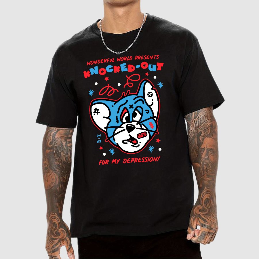 knocked-out. Sarcasm Geek T-Shirt