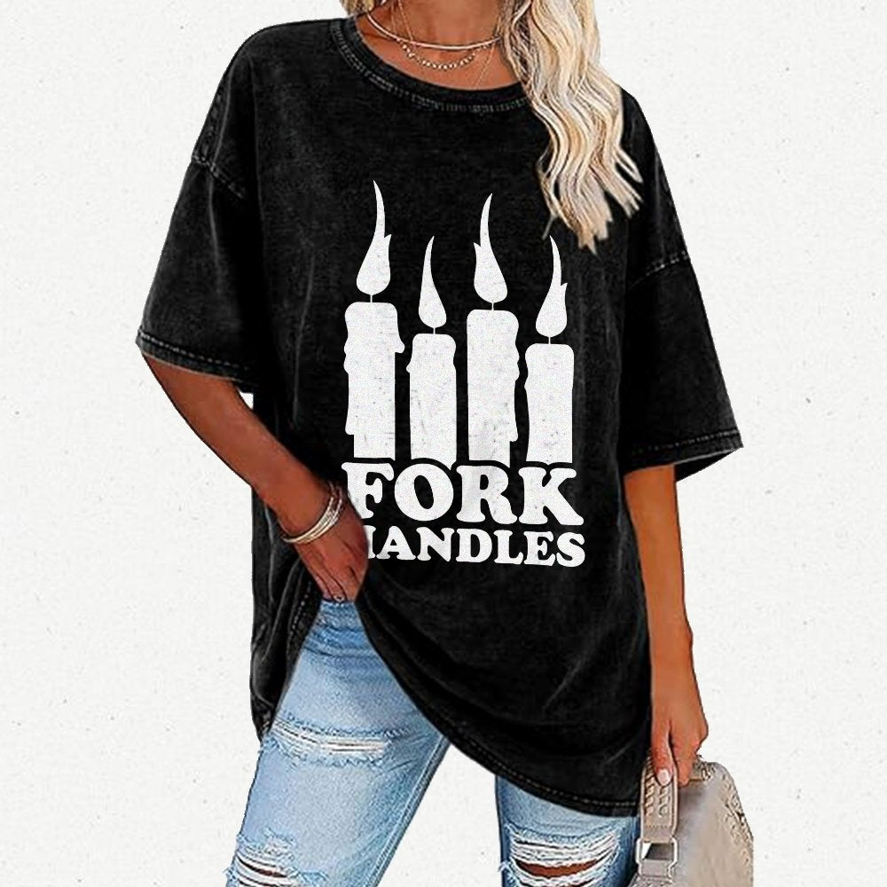 Or Is It Fork Handles？ Vintage Distressed T-shirt