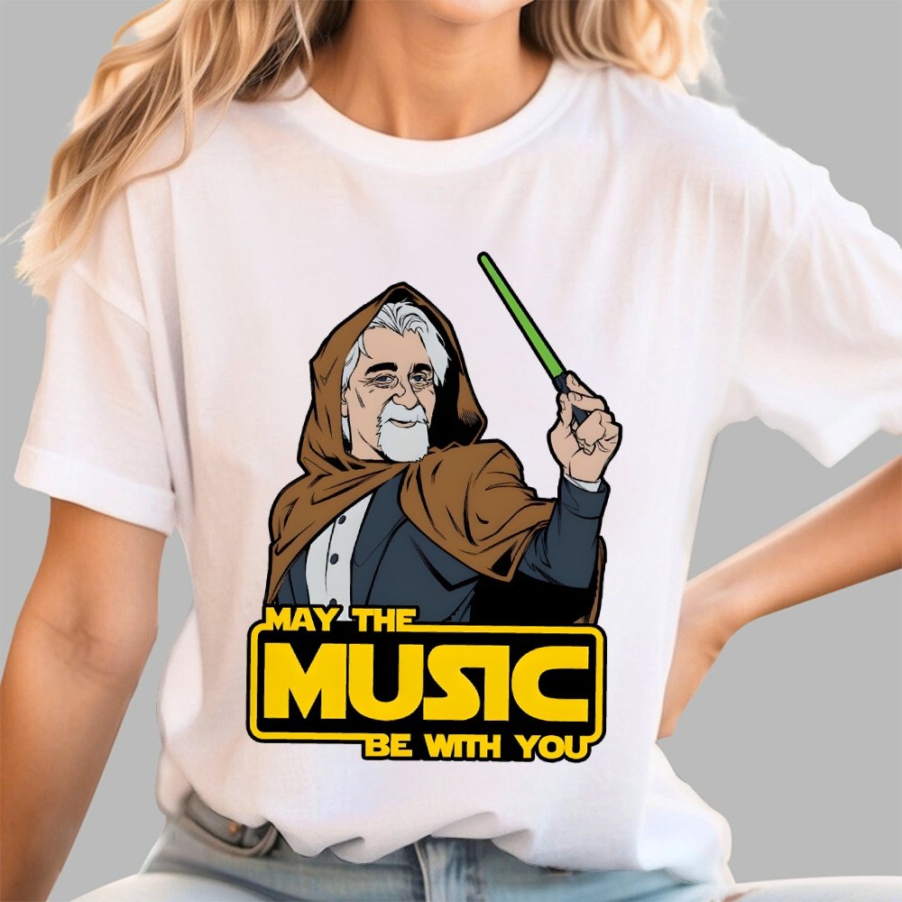 May The Music Be With You Geek T-Shirt