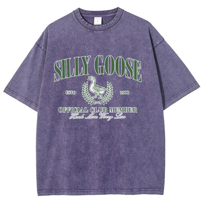 Silly Goose Official Club Vintage Distressed T-shirt
