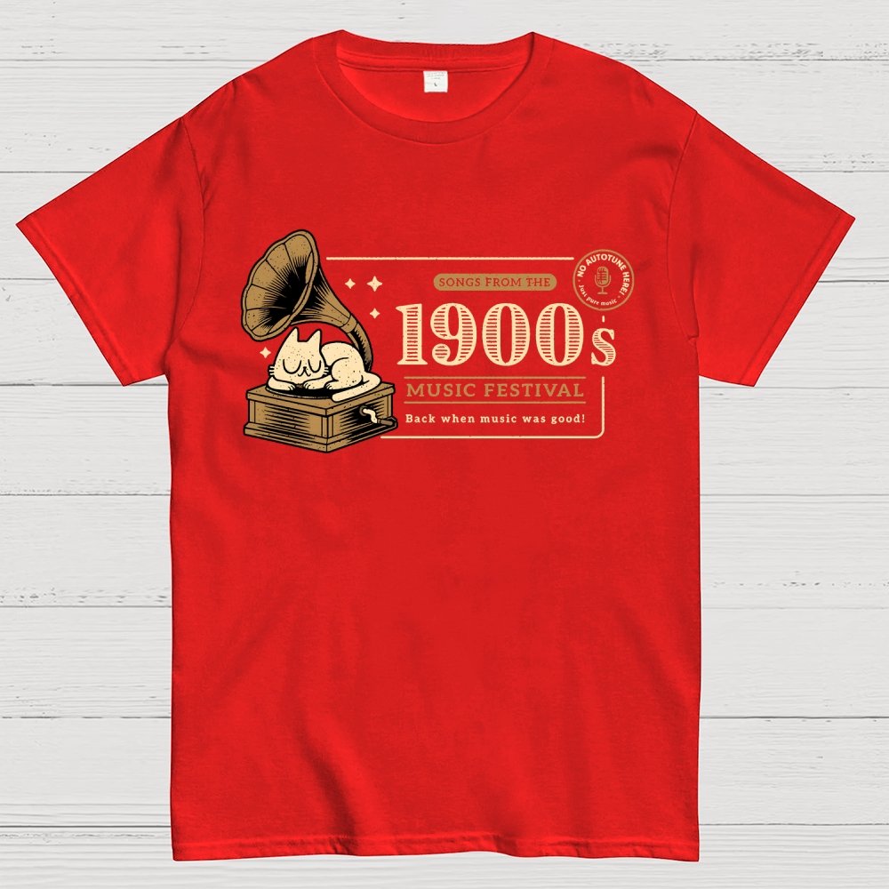 1900s Music Festival Unisex Geek T-Shirt