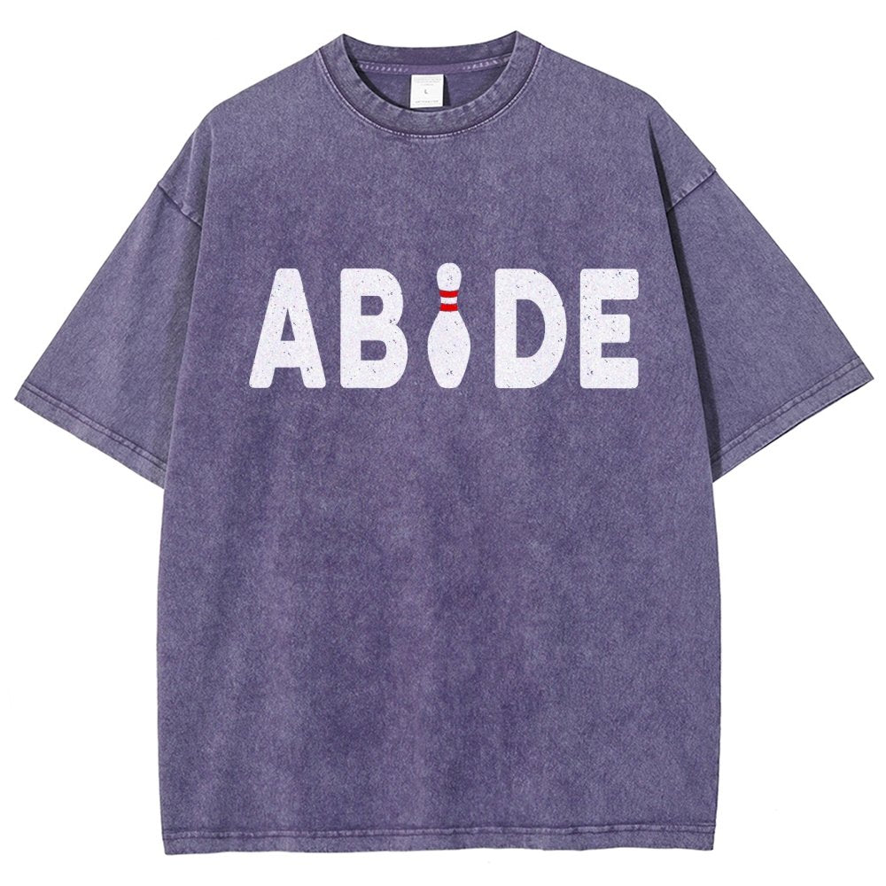 Bowling Abide Vintage Distressed T-shirt