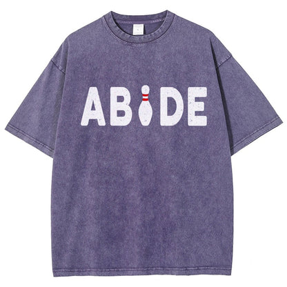 Bowling Abide Vintage Distressed T-shirt