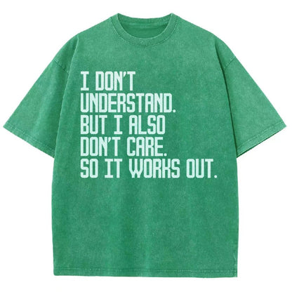 I Don't Understand Vintage Distressed T-shirt