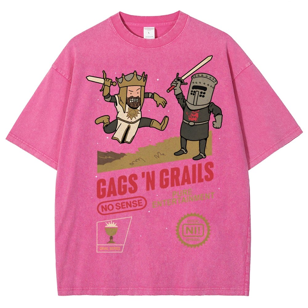 Gags 'n Grails Vintage Distressed T-shirt