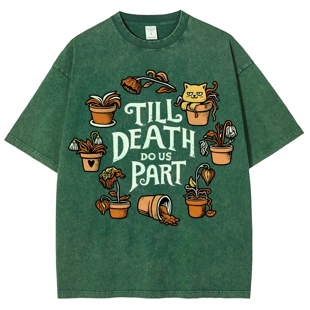 Plant Killer Love Vintage Distressed T-shirt