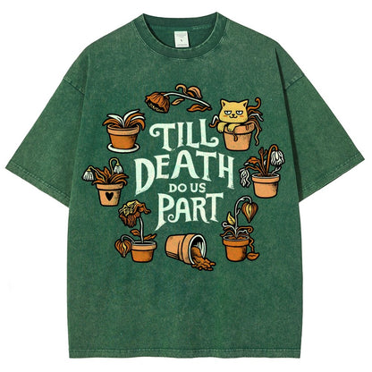 Plant Killer Love Vintage Distressed T-shirt