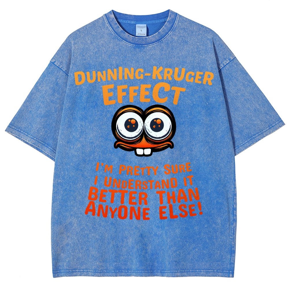 Dunning-Kruger-Effekt Vintage Distressed T-shirt