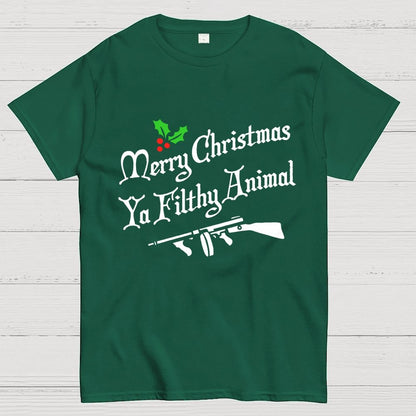 MERRY CHRISTMAS YA FILTHY ANIMAL Geek T-Shirt