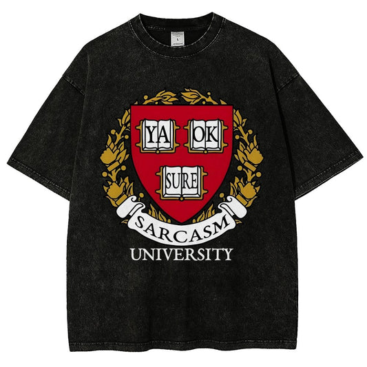 Ivy League Sarcasm Vintage Distressed T-shirt