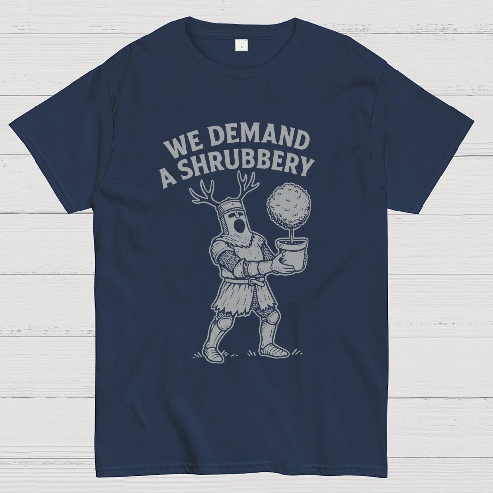 Funny Shrubbery Geek T-Shirt
