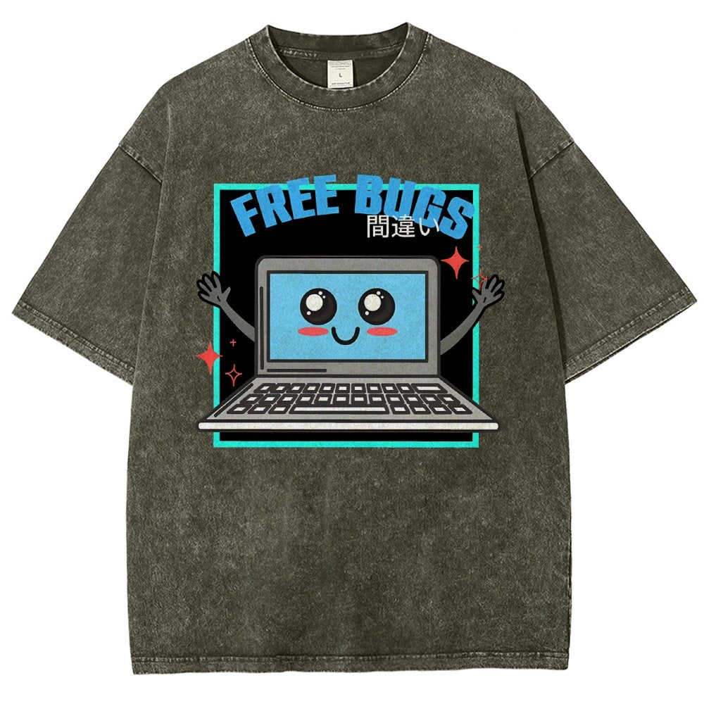 Free Bugs Vintage Distressed T-shirt