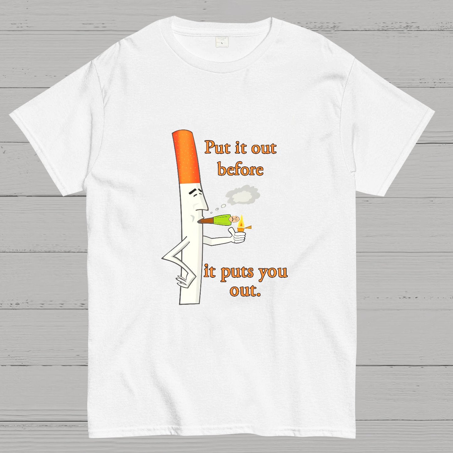Put It Out Before It Puts You Out Geeky T-Shirt