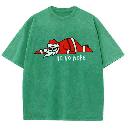Ho Ho Nope Vintage Distressed T-shirt