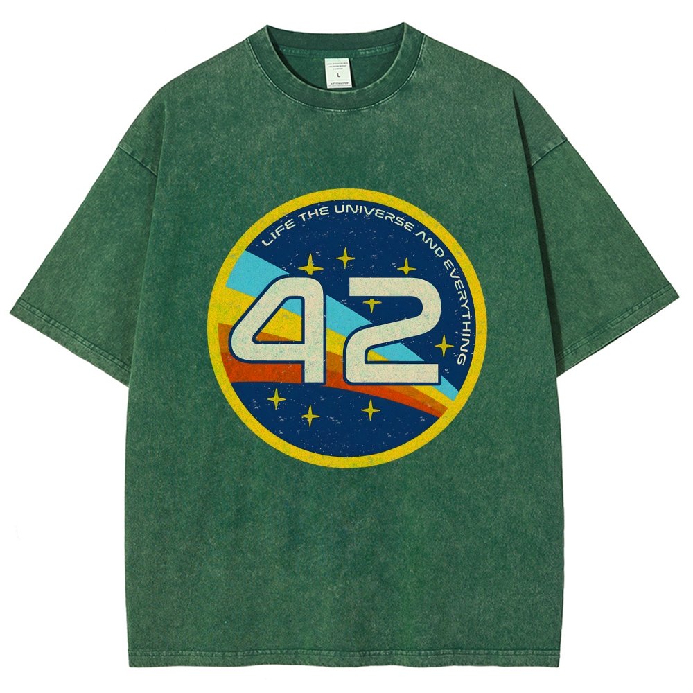 42 The Answer Of Everything Vintage Distressed T-shirt