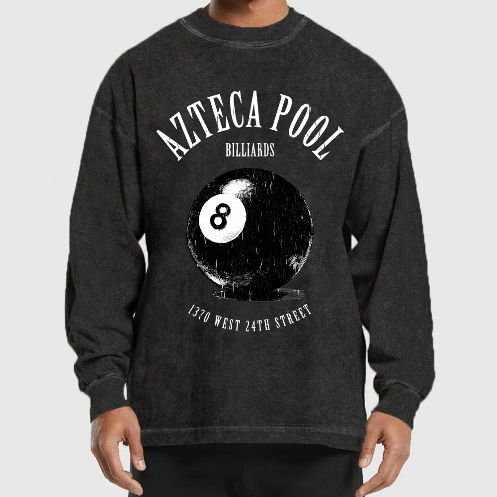 Azteca Pool Washed Long Sleeve Tee