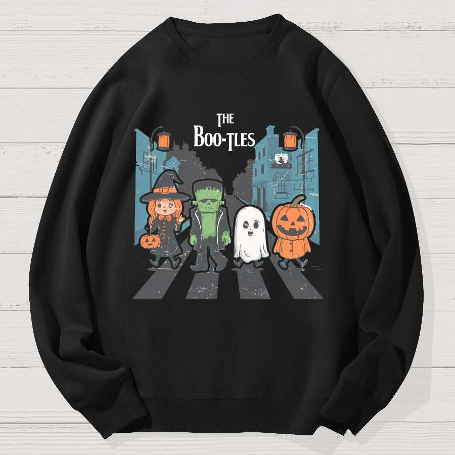 Funny Halloween Bootles Geek Cotton Sweatshirt