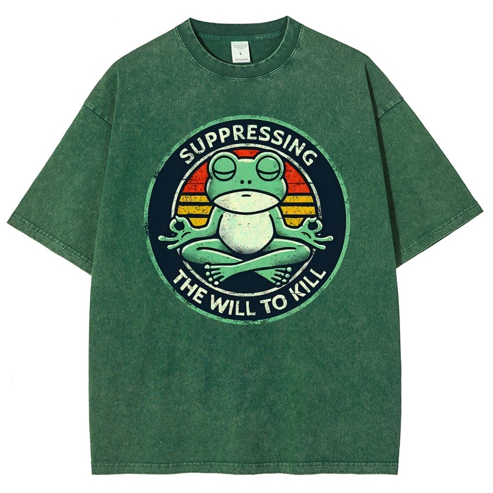 Suppressing The Will To Kill Vintage Distressed T-shirt