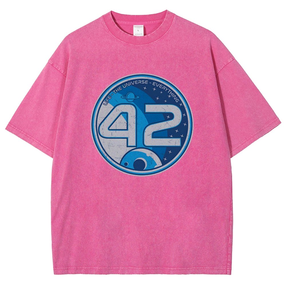 42- The Answer Vintage Distressed T-shirt