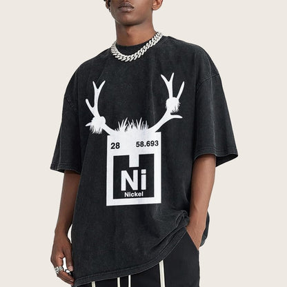 Ni Element Vintage Distressed T-shirt