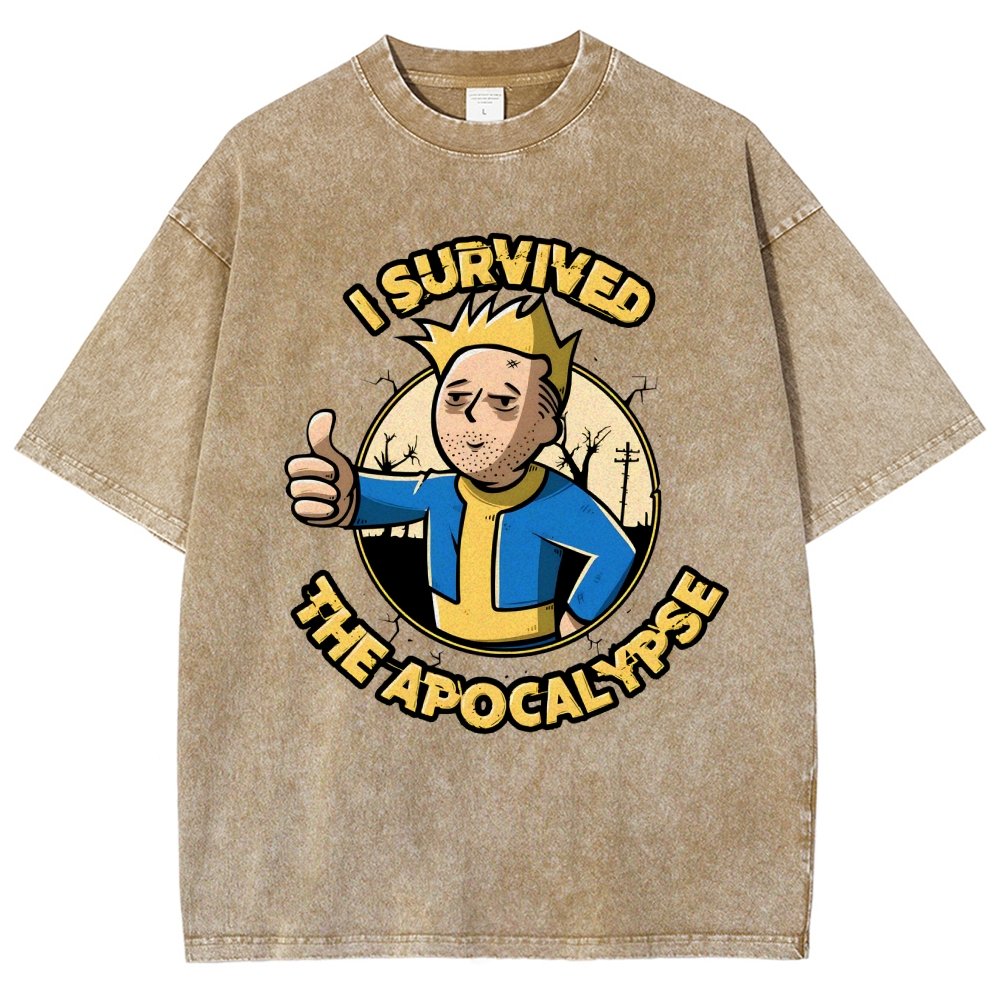 I Survived Vintage Distressed T-shirt