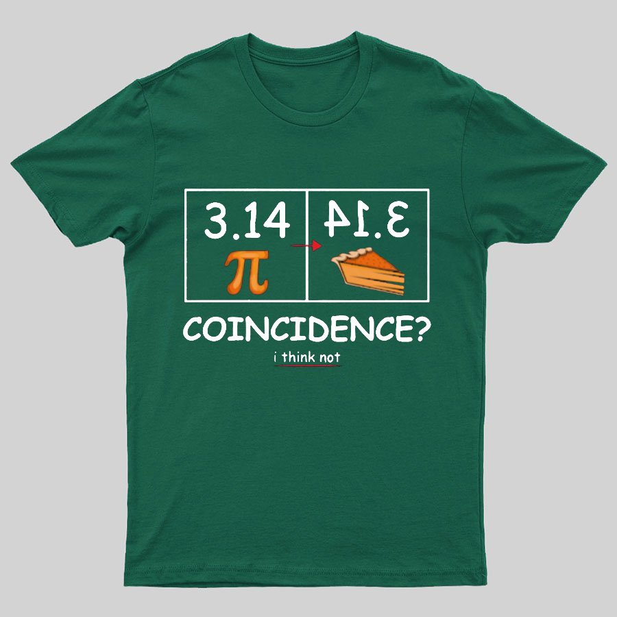 Pi Pie Math Professor Geeky T-Shirt