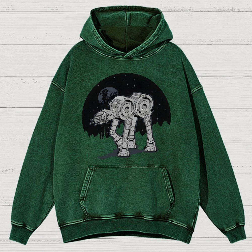 Ack…Ack… Vintage Distressed Hoodie