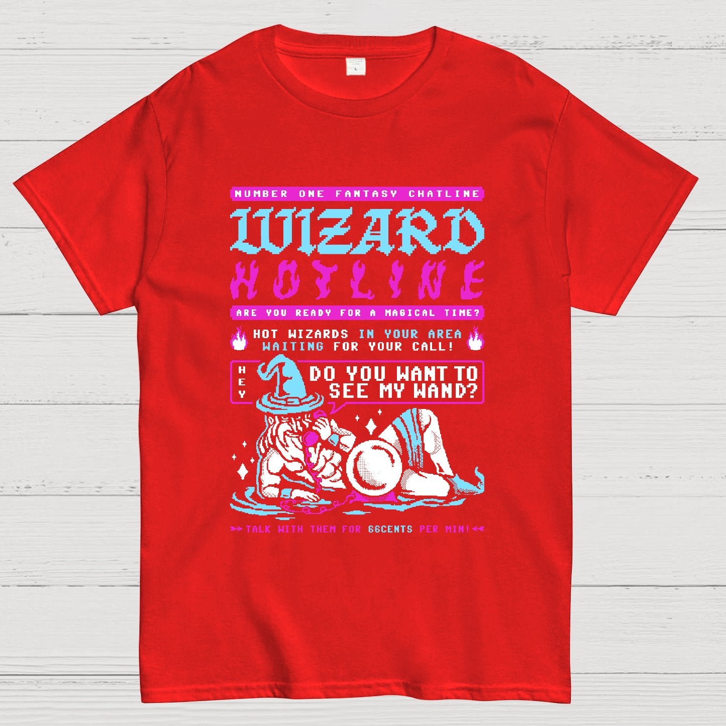 Wizard Hotline Geek T-Shirt