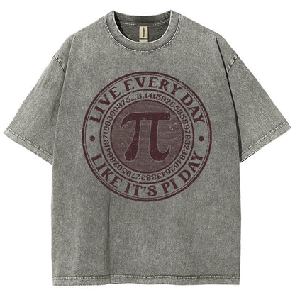 Vintage Pi Day Vintage Distressed T-shirt