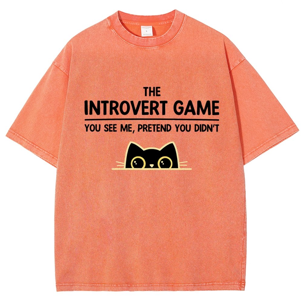 The Introvert Game Vintage Distressed T-shirt