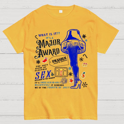 A Major Award Leg Lamp Christmas Geek T-Shirt