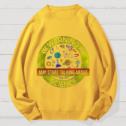 Funny Science Lover Geek Cotton Sweatshirt