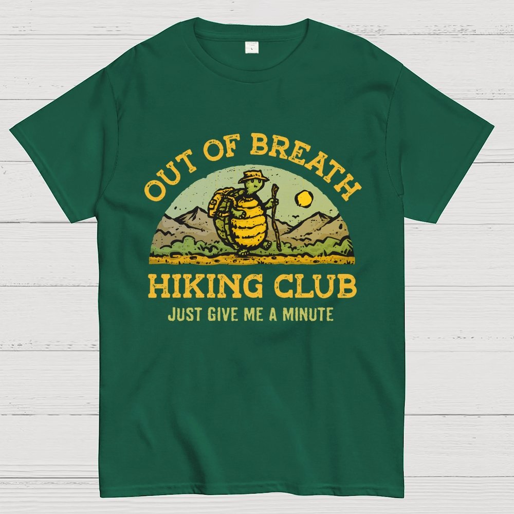 Out Of Breath Hiking Club Geek T-Shirt