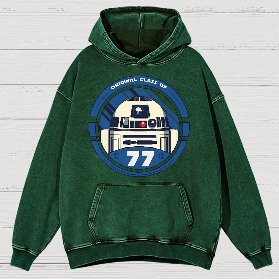 Original Class Of 77 Vintage Distressed Hoodie