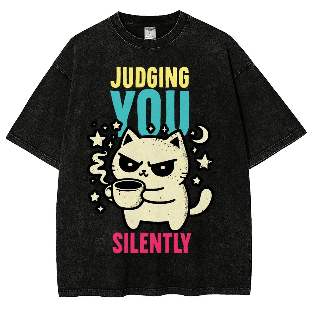 Judging You Vintage Distressed T-shirt