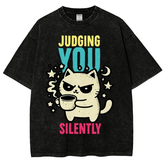 Judging You Vintage Distressed T-shirt