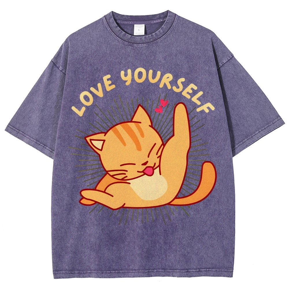 Love YourSelf Vintage Distressed T-shirt
