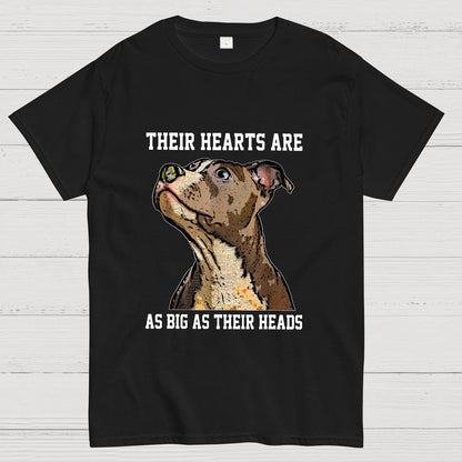 Their Hearts Are As Big As Their Heads Nerdy T-Shirt