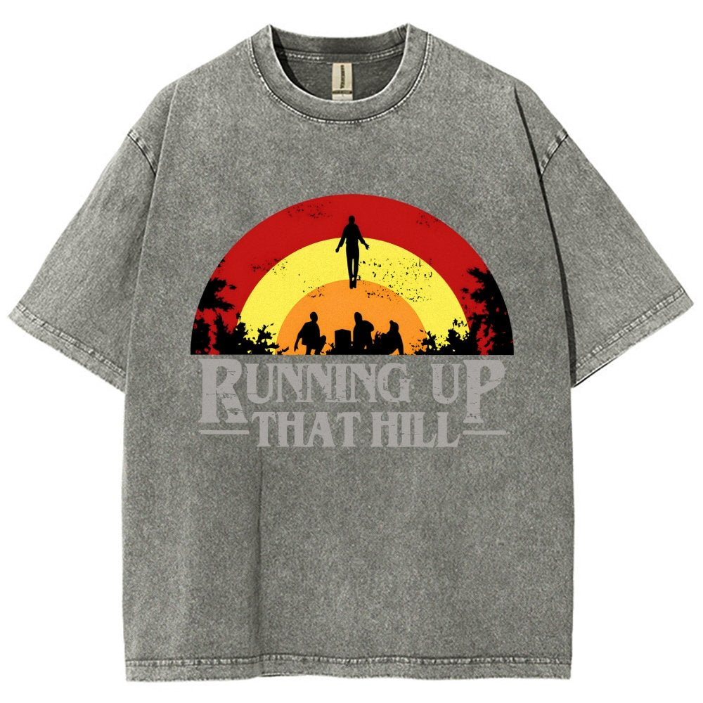 Running Up That Hill Vintage Distressed T-shirt