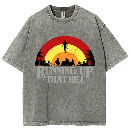 Running Up That Hill Vintage Distressed T-shirt