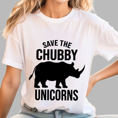 Save The Chubby Unicorns Geek T-Shirt