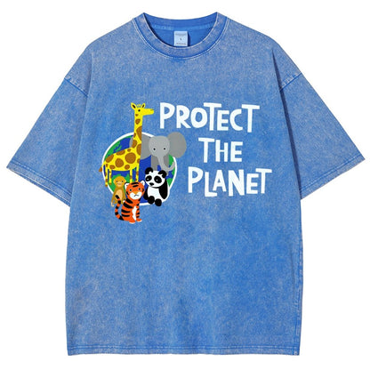 Protect The Planet Vintage Distressed T-shirt